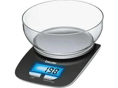 BEURER 704.15 KS 25 Küchenwaage, Max. Tragkraft: 3 kg, Standwaage