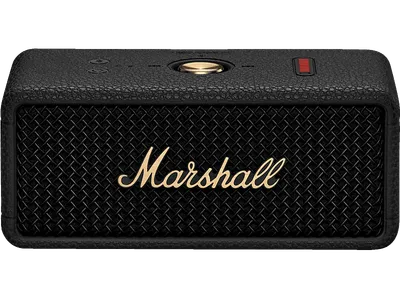 MARSHALL Emberton III Bluetooth Lautsprecher, Black and Brass, Wasserfest