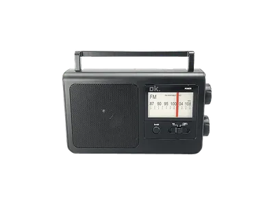 OK. ORF 250 Tragbares Radio, FM, Schwarz