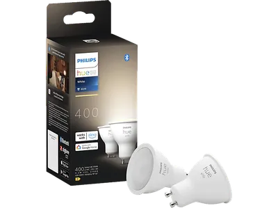 PHILIPS Hue White GU10 2x400lm Doppelpack 2700