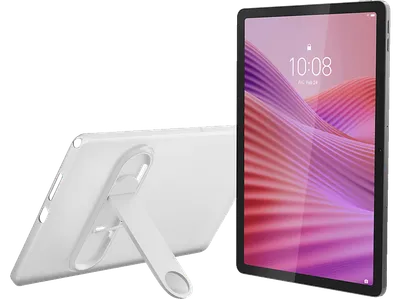 LENOVO Tab, Inkl. transparenter Schutzhülle mit integriertem Standfuß, Tablet, 64 GB, 10,1 Zoll, Luna Grey