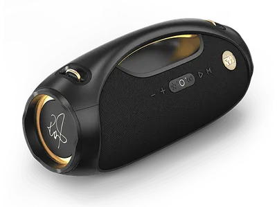 PEAQ ICONIC Vibe 2 PPA 600-RW Bluetooth Lautsprecher, Schwarz, Wasserfest