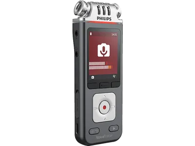PHILIPS DVT 7110 Diktiergerät, Anthrazit/Chrom