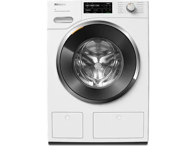MIELE WWJ880 WPS PWash&TDos&Steam W1 White Edition Waschmaschine (9 kg, 1600 U/Min., A, Flusenfilter, Fremdkörperfilter)