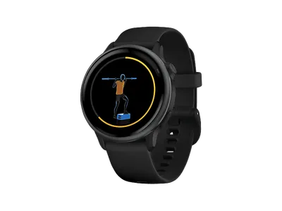 GARMIN vivoactive 6 Smartwatch Silikon, 20 mm, Schwarz