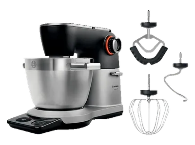 BOSCH MUMS8ZS00, Serie 8, Küchenmaschine Pearl Silver (Rührschüsselkapazität: 6 l, 1800 Watt)
