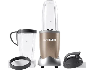 NUTRIBULLET Pro 900 NB907CP – 900-W Smoothie-Maker mit 925-ml Becher, 6-Klingen Edelstahl-Extraktion & schneller Mixleistung, Smoothie Maker Champagner (900 Watt, 925 ml)