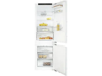 MIELE KDN 7724 E Active Kühlgefrierkombination (E, 260 l, 1772 mm hoch, Weiß)