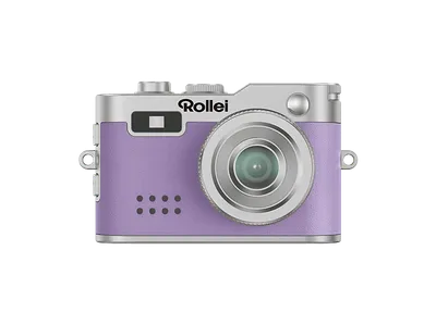 ROLLEI Mini Digitalkamera Violett, 0x opt. Zoom, LCD, 0.96 Zoll