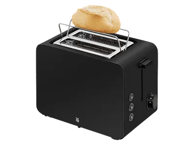 WMF 0414210071 Stelio Toaster Edition 2-Scheiben - Deep Black (1050 Watt, Schlitze: 2)