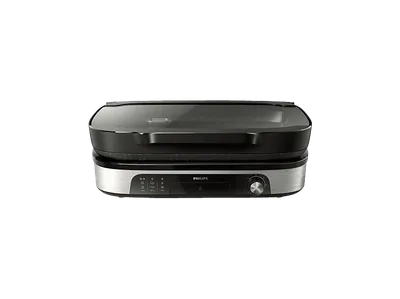 PHILIPS HD6212/90 5000 Series Tischgrill, Schwarz (2400 Watt)