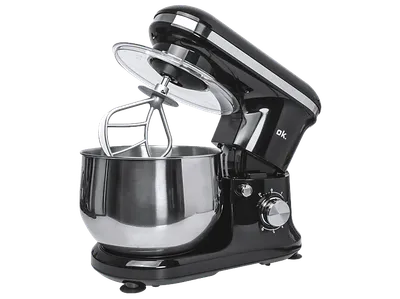 OK. OKM 148625 Küchenmaschine Schwarz (Rührschüsselkapazität: 4,8 l, 1000 Watt)