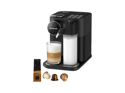 DELONGHI Nespresso Gran Lattissima EN640.B, 6 Milchrezepte, elegantes Design, schnelle Aufheizzeit, einfache Bedienung, Kapselmaschine Schwarz