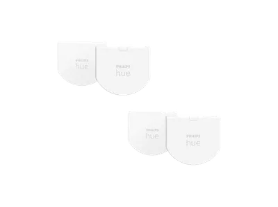 PHILIPS Hue 2x 2-er Pack Wandschalter Modul, Weiß