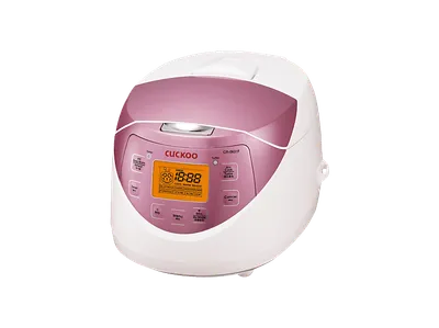 CUCKOO CR-0631F Reiskocher (580 Watt, Pink/Weiß)