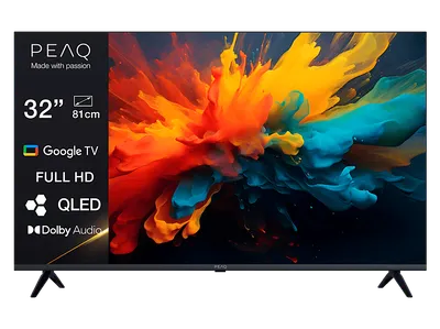 PEAQ PTV 32GQF-5026T QLED TV (Flat, 32 Zoll / 80 cm, Full-HD, SMART TV)