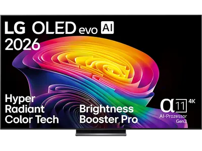 LG OLED83C67LA OLED evo TV C6 (Flat, 83 Zoll / 210 cm, 4K, SMART TV)