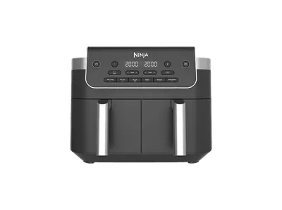 NINJA DZ801EU DualZone 7.6-l Air Fryer mit 2 Schubladen, Heißluftfritteuse
