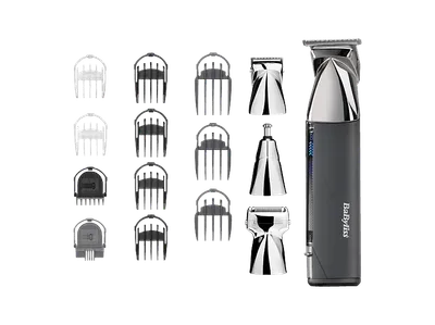 BABYLISS MEN MT996E Super-X Metal Multi-Trimmer 15-in-1, Multigroomer, Anthrazit