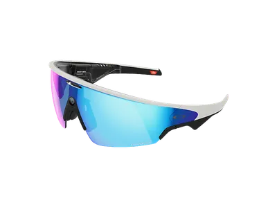 Oakley Meta Vanguard - mit AI, Audio-, Foto- und Videofunktion White, Prizm™ Sapphire Lens