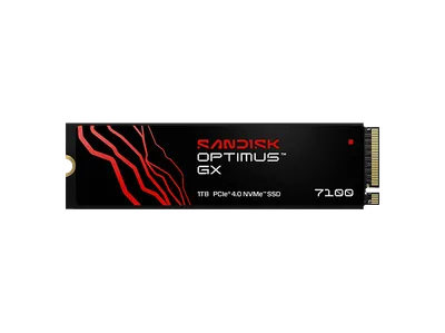 SANDISK Optimus™ GX 7100 NVMe™ Festplatte, 1 TB SSD PCI Express, intern