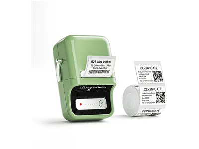 NIIMBOT B21 Pro portabler Etikettendrucker Grün