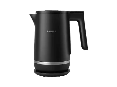 PHILIPS HD9396/90 7000 Series Doppelwandiger Wasserkocher, Schwarz