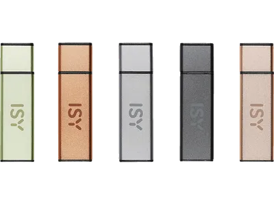 ISY IMU-2300 USB Stick, 32 GB, 12 MB/s, Mehrfarbig