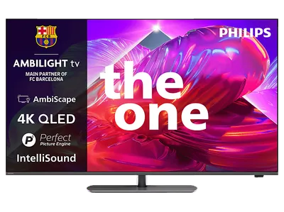 PHILIPS Ambilight TV 43PQS9001/12 QLED (Flat, 43 Zoll / 108 cm, UHD 4K, SMART TV, Ambilight)