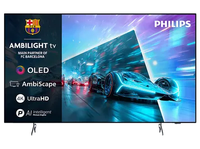 PHILIPS Ambilight TV 65OLED761/12 OLED (Flat, 65 Zoll / 164 cm, UHD 4K, SMART TV, Ambilight)