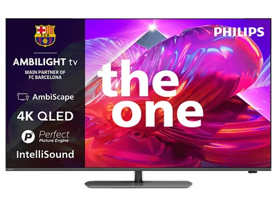 PHILIPS Ambilight TV 55PQS9001/12 QLED (Flat, 55 Zoll / 139 cm, UHD 4K, SMART TV, Ambilight)