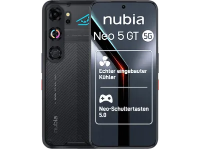 NUBIA NEO 5 GT 256 GB Schwarz Dual SIM