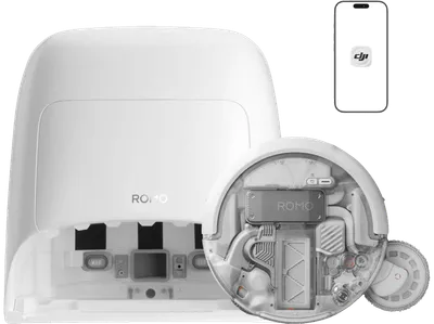 DJI ROMO A2 Mit Multifunktions-Basisstation, Saugroboter