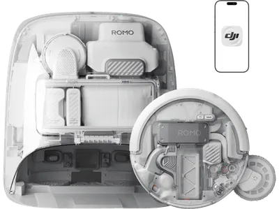 DJI ROMO P2 Mit Multifunktions-Basisstation, Saugroboter