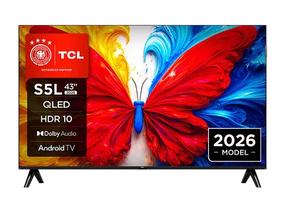 TCL 43S5L QLED TV (Flat, 43 Zoll / 109,22 cm, Full-HD, SMART TV)