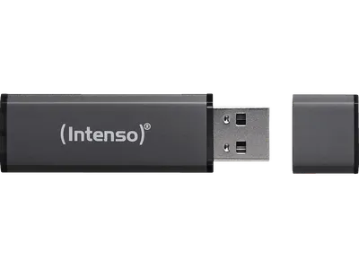 INTENSO Alu Line USB-Stick, 8 GB, 28 MB/s, Anthrazit