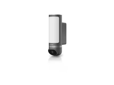 BOSCH Smart Home Eyes Außenkamera II anthrazit, mit Flutlicht und intelligenter Bewegungserkennung,
