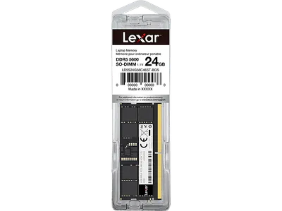 LEXAR DDR5 24GB SO-DIMM 5600MHZ CL46 1.1V Notebook Arbeitsspeicher