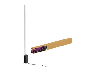 PHILIPS Hue Gradient Signe Schwarze Stehleuchte Mehrfarbig