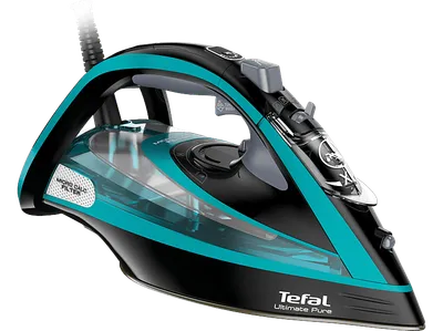 TEFAL FV9844E0 Ultimate Pure Dampfbügeleisen (3200 Watt, Durilium Airglide Autoclean)