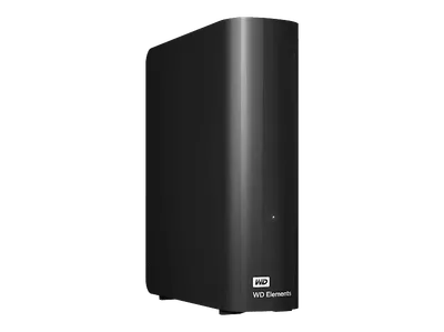 WD _Elements 12 TB, 3,5 Zoll, Schwarz Festplatte, TB HDD, extern,