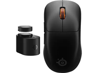 STEELSERIES Rival Sensei Pro, 8K UWB Wireless Ultra-Light 42K DPI TrueMove Sensor Gaming-Maus, Schwarz