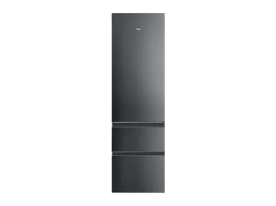 HAIER HTR3620CNMP 3D 60 Kühlgefrierkombination (C, 414 l, 2050 mm hoch, Dark inox)