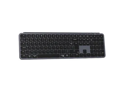 KEYCHRON B6 Pro - Ultra Slim Kabellose Full Size, Mac/Win/Linux, deutsches Layout, Tastatur, Mechanisch, kabelgebunden und kabellos, Space Grau