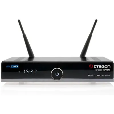Octagon SF8008 Supreme UHD 4K Combo (DVB-S2X & DVB-C/T2, Linux E2, M.2, Dual-WiFi) - ready ohne SSD