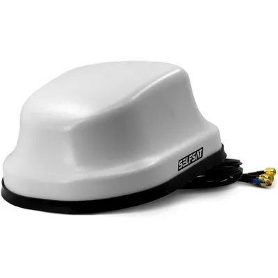 SELFSAT Antenne RUTX50 RUTM54 RUM51 / SELFSAT MWR weiß, 4 x 5G, 1 x WLAN, 1 x GPS, je 1 m, +4 dBi
