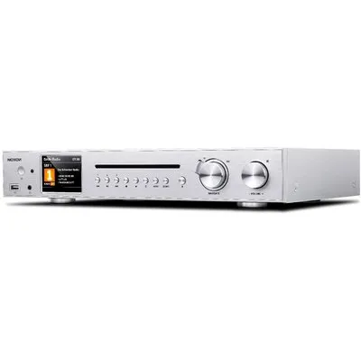Noxon A 571 CD silber Internetradio DAB+UKW Tuner Spotify Bluetooth, USB, LAN + WLAN