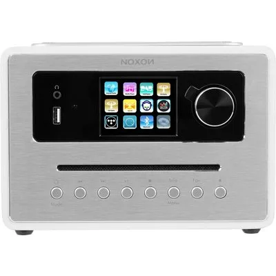 Noxon iRadio 500 CD Weiss - 360° Soundsystem DAB+ / UKW / Internetradio, Bluetooth
