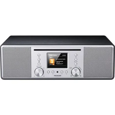 Noxon Furka Silber-Schwarz - DAB+, CD, UKW, Bluetooth, USB, AUX-IN, Stereo, Kopfhöreranschluss