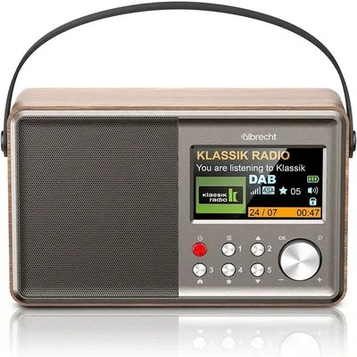 Albrecht DR862 das bedienerfreundliche Digitalradio DAB+/UKW Akku- oder Netzbetrieb mit Farbdisplay